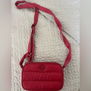 Gently used lululemon  Red Crossbody Bag